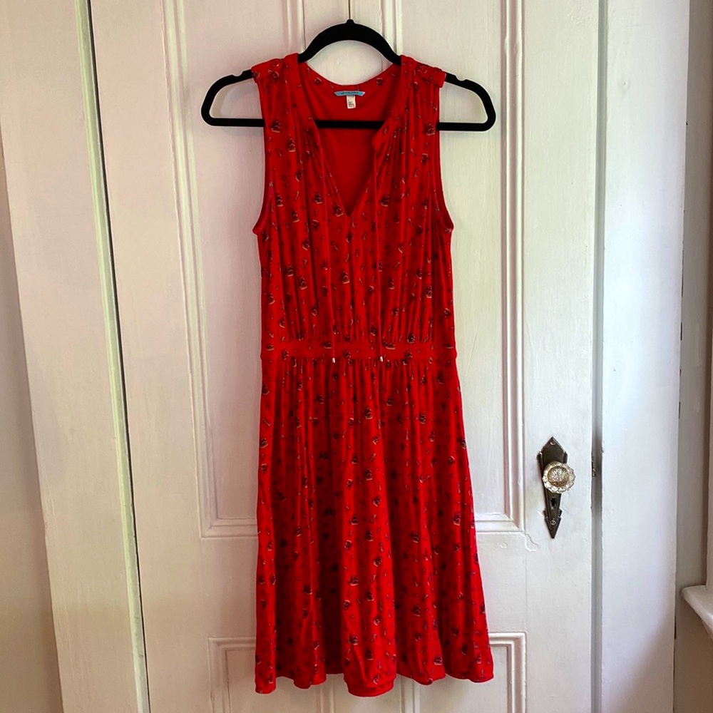Red Sundress nautical urban outfitters small
